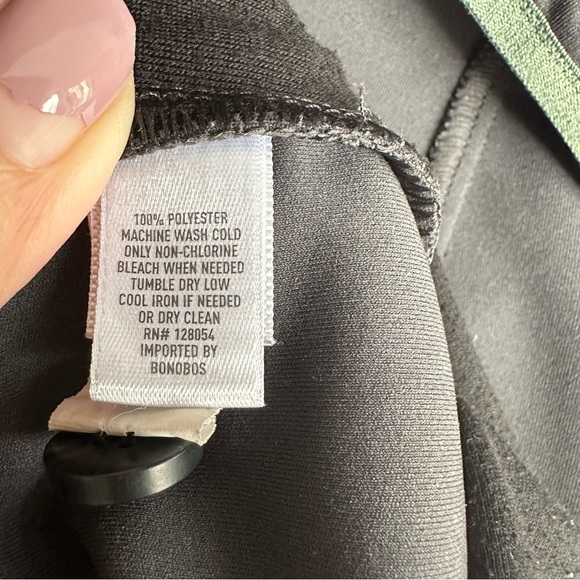 Bonobos Off Duty Gray Pant w/ Drawstring & Elastic Waist Size M Long - Picture 6 of 8